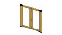 Insect screen  horizontal movement double leaf