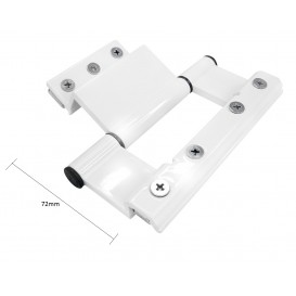  Reversible hinges Camera Europea 72mm MM-10-72