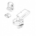 Automatic shutter stop hinge for hinges 
