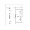  Fire resistant door lock