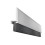 Air-stop HORIZONTAL LOCKER BRUSH for glass door locks