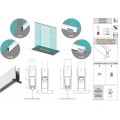 Αεροστόπ GLASS BOTTOM SLIDE για συρόμενες γυάλινες πόρτες