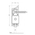 Automatic air-stop for doors