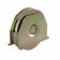 Roller with a base side bearing round profile