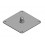 Metal base with pin