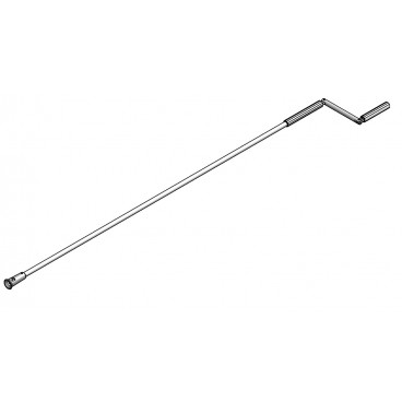 Μανιβέλα L1500mm με καμπάνα για ρολά στόρια (παντζούρια)