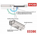 Μηχανισμός σούστα μπράτσο πόρτας RYOBI 8803 JAPAN
