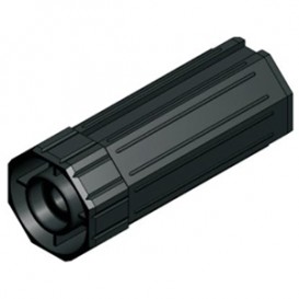 PVC κούπα Ø60 οκτάγωνη Ø28 L145mm  για ρολά στόρια(παντζούρια)