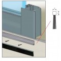 Βουρτσάκι Profix DG1180 με προφίλ κρατήματος Profix DF500l