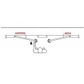 Lock of second sheet for fire resistant door