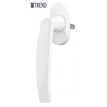 Trend handle for doors and plastic windows, aluminum and wooden