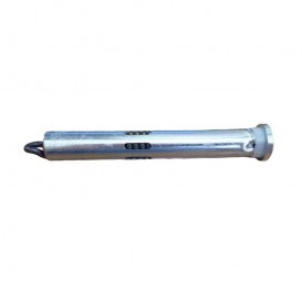 Pin with spring hinge fire resistant door