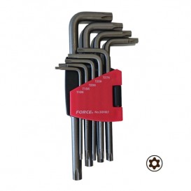 ALLEN TORX ΜΑΚΡΙΑ ΜΕ ΤΡΥΠΑ SET FORCE 9 ΤΕΜ